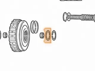 Bearing W/Race, A540 Overdrive Drum To Cover — Part # 67219CA