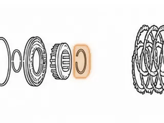 Snap Ring, A540 Holds Direct Retainer In — Part # 87879
