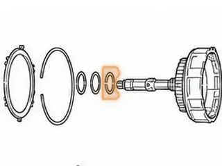 Race, A540 Stator To Forward Drum (Rear) (Early) — Part # 67227A