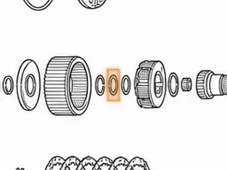 Bearing, A540 Forward Hub To Front Planet (Early) (Use 67232A) — Part # 67235A