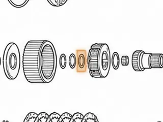 Race, A540 Forward Hub To Front Planet (Rear) (Early) — Part # 67236A