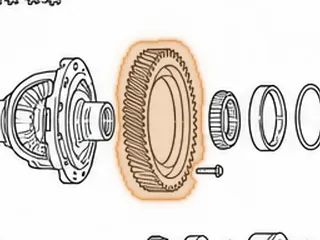 Ring Gear, A540 (58 Teeth) 1 Groove — Part # 87720C