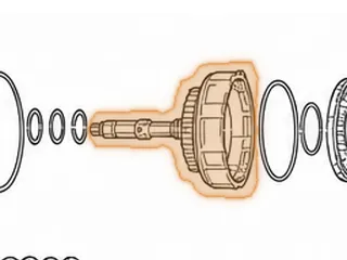 Drum, A540 Forward With Shaft (3 Ring) 4 Clutch — Part # 67554CA