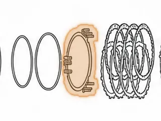 Retainer W/Spring, A540 2nd Clutch — Part # 87972
