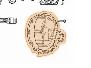 Gasket, A540E/A540H Overdrive Cover (13 Bolt) 1988-Up — Part # 87304