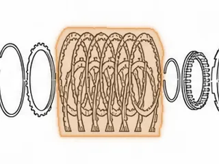 Steel, A541E Reverse Clutch (.063”) 10 Teeth (4.86”ID) 1994-Up (Narrow Spline) — Part # 87130AA