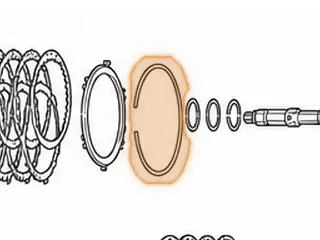 Snap Ring, A540 Holds Direct Pressure Plate In Drum (5 9/16”OD) — Part # 87878