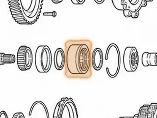 Pinion Retainer, A540 (Steel) 2.920”OD (With 2 O-Ring) — Part # 87735BA