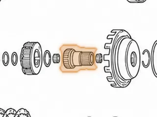 Sun Gear, A540 (27 Teeth) (1.465”OD Sprag Race) Early — Part # 67612B
