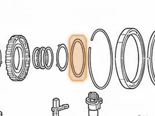 Washer, A540 Sprag To Rear Planet (2 3/8”OD) (Plastic) (Early) (Also Fits Rear Planet To Ring Gear (Early) — Part # 67241A