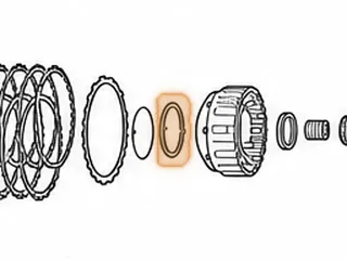 Spacer, A650E Planet To Washer (Plastic)(4 Round Tabs)(2.872”OD)(2.538”ID) 1998-06 — Part # 187239A