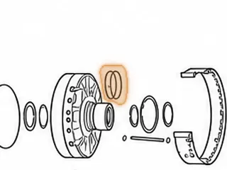 Ring, A650E Overdrive Support (Lap Joint)(Teflon) 1998-06 — Part # 187185AT