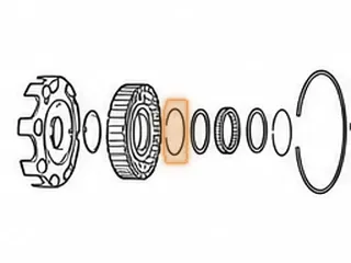 Snap Ring, A650E Intermediate Sprag (2.525”OD)(.039”Thick) 1998-06 — Part # 187888A