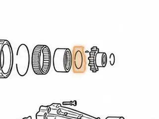 Snap Ring, A650E F2 Sprag To Output Shaft (2.063”OD)(.046”Thick) 1998-06 — Part # 187897A