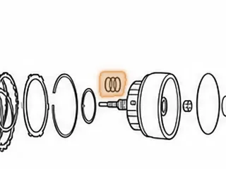 Ring, A650E Forward (Scarf Cut)(1.260”OD)(Teflon) 1998-06 — Part # 97181AT