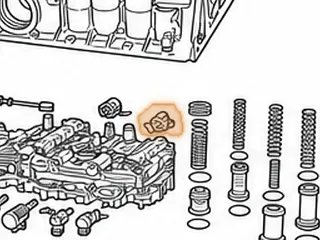 Solenoids, A650E Shift (#2)(1.310”Long)(Black Connector)(Body Big Hole In End) (Long Plastic Snout)(1 Bolt Bracket)… — Part # 187422A
