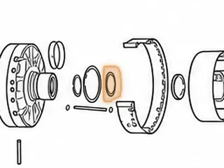 Washer, A650E Overdrive Support To Direct Drum (2 Tabs) (3.070”OD)(2.353”ID) 1998-06 — Part # 187226A