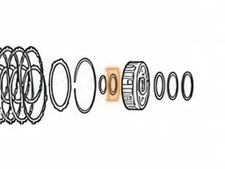 Bearing W/Race, A650E Forward Drum To Hub (1.728”OD)(.125”Thick) 1998-06 — Part # 187232A