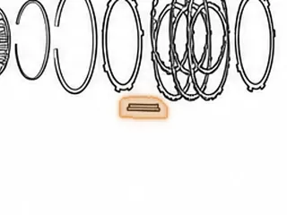 Anti Clunk Spring, A650E Sets In Case (2.185”Long)(.585”Wide) 1998-06 — Part # 187639A