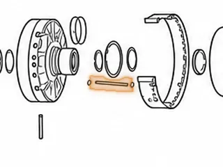 C-Clip, A650E Band Pin (Both Ends)(.023”Thick)(.435”OD) 1998-06 — Part # 97916-6A
