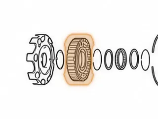 Clutch Hub, A650E 3rd Brake (Outer Race)(36T Friction)(1.250”Tall) 1998-06 — Part # 187579A