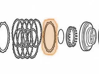 Pressure Plate, A650E 1st-Reverse Clutch (4.867”OD)(.097”Thick)(#80 Or 08) 1998-06 — Part # 187155A