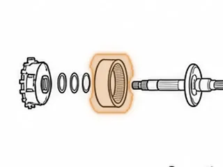 Ring Gear, A650E Front Planet (73T Right Angle)(1.338”Thick) 1998-06 — Part # 187596A
