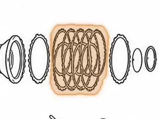Steel, A650E 2nd Brake (4.861”ID)(.113”Thick)(23 Teeth) 1998-06 — Part # 187124A