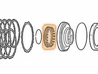Retainer, A650E 1st-Reverse (3.838”OD)(20 Springs)(.770”Tall) 1998-06 — Part # 187977A