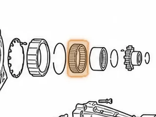 Element, A650E F2 Sprag (24 Lugs)(1.030”Thick)(Cap & Element 1.180”Thick) 1998-06 — Part # 187654A
