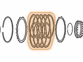 Friction, A650E 1st-Reverse Clutch (.067”Thick)(5.422”OD)(20 Straight Grooves) 1998-06 — Part # 187114A