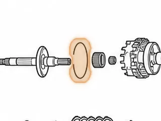 Snap Ring, A650E Intermediate Shaft To Hub To Ring Gear (4.064”OD)(.160”Wide) 1998-06 — Part # 187882A
