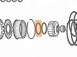 Bearing W/Race, A750/A761 Ring Gear Hub To Center Planet (.110”Thick, 3.000”OD, 2.195”ID) 2003-Up — Part # 117215A