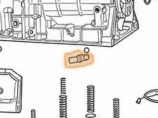 Sensor, A750/A761 Output (2 Blade Connector)(1 Bolt) 2003-Up (Also Fits A750/A761 Input Speed Sensor # 438 2003-Up) — Part # 117436A