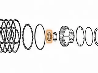 Bearing W/Race, A761 Forward Drum To Inner Sprag Race (.320”Thick, 1.605”OD, .842”ID) 2004-Up — Part # 117232B