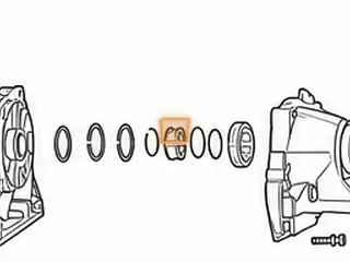 Spacer, A761 (2wd) Output Shaft Snap Ring To Ball Bearing # 271 (.600”Thick, 1.713”OD, 1.350”ID) 2004-Up — Part # 117270B