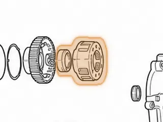 Planet, A750/A761 Front (Aluminum) (6 Gear)(1 Wide Groove On Each Gear) 2003-Up… — Part # 117582A