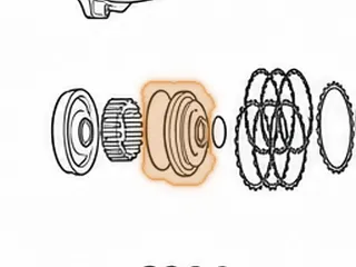 Retainer, A761 Coast/Forward Clutch Spring (Aluminum)(20 Spring Pockets)(1.405”Thick) (4.270”OD) 2004-Up — Part # 117984B