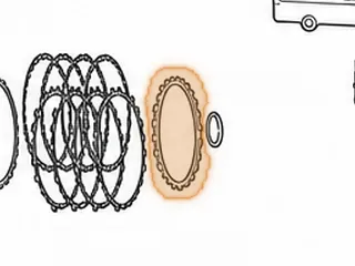 Apply Plate, A761 Low/Reverse Clutch (.490”)(16 Teeth)(4.975”ID) 2004-Up — Part # 117155B