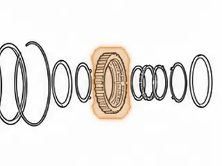 Outer Race, A750/A761 # 2 Sprag (40 Clutch Splines)(.880”Thick, 5.085”OD, 2.945”ID) 2003-Up — Part # 117663A