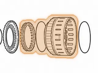 Piston, A750/A761 Reverse Clutch (4.405”Tall, 7 1/16”OD, 4.326”ID)(Fits 24 Teeth Steels) 2003-Up — Part # 117966A