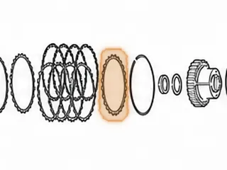 Pressure Plate, A761 Forward Clutch (.138”)(24 Teeth V Notched)(4.175”ID) 2004-Up — Part # 117148B