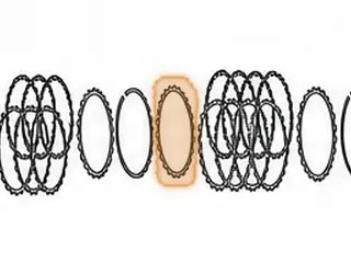 Steel, A761 Forward Clutch (.073”) (24 Teeth)(4.200”ID)(Dished) 2004-Up — Part # 117129B