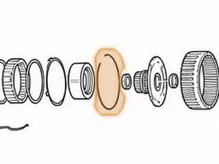 Snap Ring, A750/A761 Holds Rear Planet Ring Gear To Hub (.055”Thick, 4.655”OD) 2003-Up — Part # 117889A