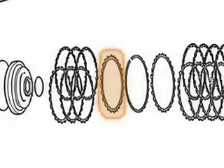 Pressure Plate, A761 Coast Clutch (.133”) (24 Teeth)(3.960”ID) 2004-Up — Part # 117142B
