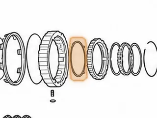 Washer/Retainer, A750/A761 # 3 Sprag (Front)(.024”Thick, 3.670”ID)(4 Tabs) 2003-Up — Part # 117286A
