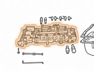 Valve Body, A750 With 7 Solenoids (Cast # 89010) 2003-Up — Part # 117740A