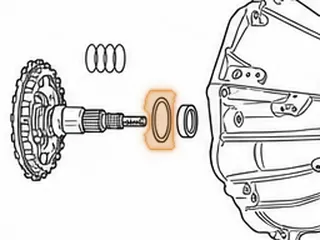 Bearing W/Races, A8LR1 OP SFT to Case (2.515”OD)(.162”Thick) 2011-Up — Part # 331254A