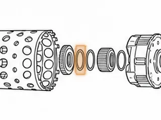 Bearing W/Race, A8LR1 3-5 Reverse Sungear (Large Outer) to 3-5 Reverse Sungear (Small Inner)(2.40”OD) 2011-Up — Part # 331246A