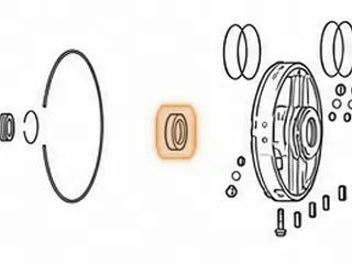 Needle Bearing, A8LR1 Center Support (Front & Rear)(1.843”OD) (Cast #INA F-568324.02) 2011-Up — Part # 331232A
